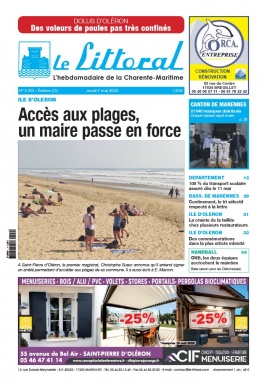 Le Littoral de la Charente Maritime N°5763 du 07 mai 2020 à télécharger sur iPad