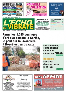 Lisez L'Echo de Vibraye du 09 mai 2024 sur ePresse.fr