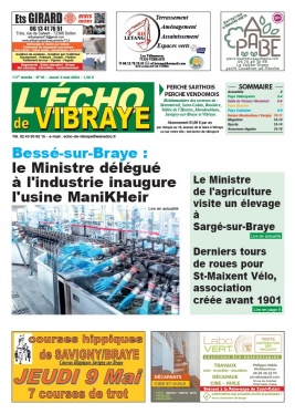 Lisez L'Echo de Vibraye du 02 mai 2024 sur ePresse.fr
