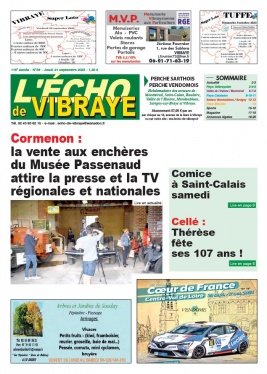 Lisez L'Echo de Vibraye du 21 septembre 2023 sur ePresse.fr