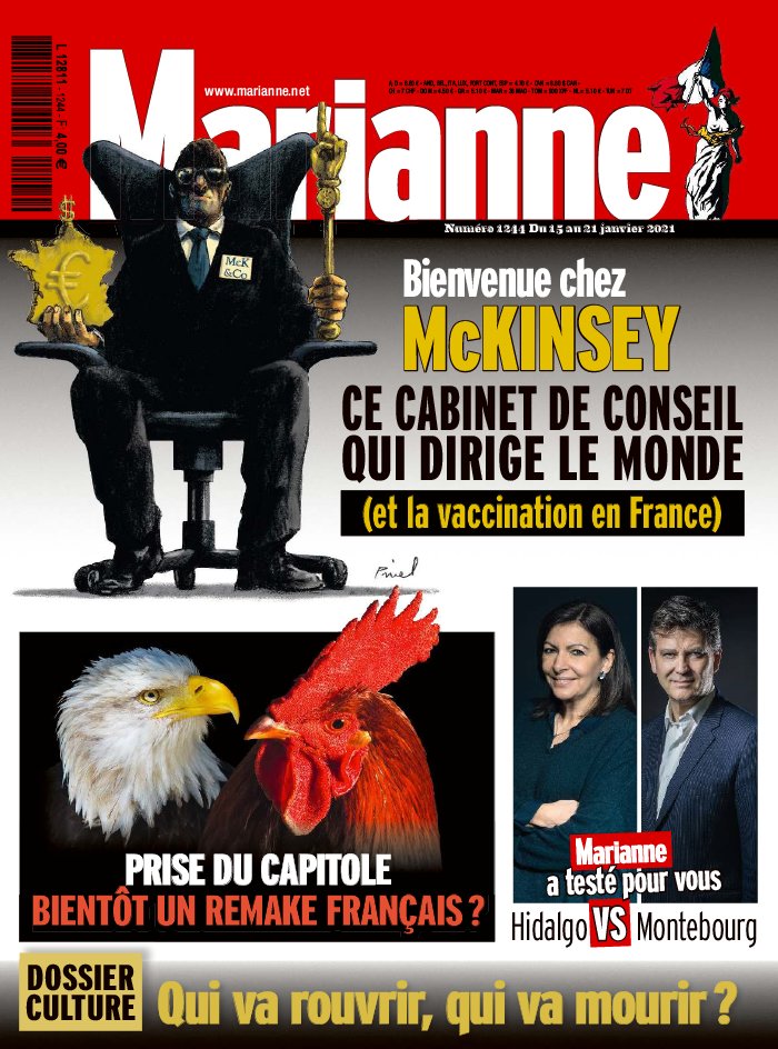 Marianne 15 janvier 2021 Abonnement à Marianne Pas Cher avec le BOUQUET INFO ePresse.fr