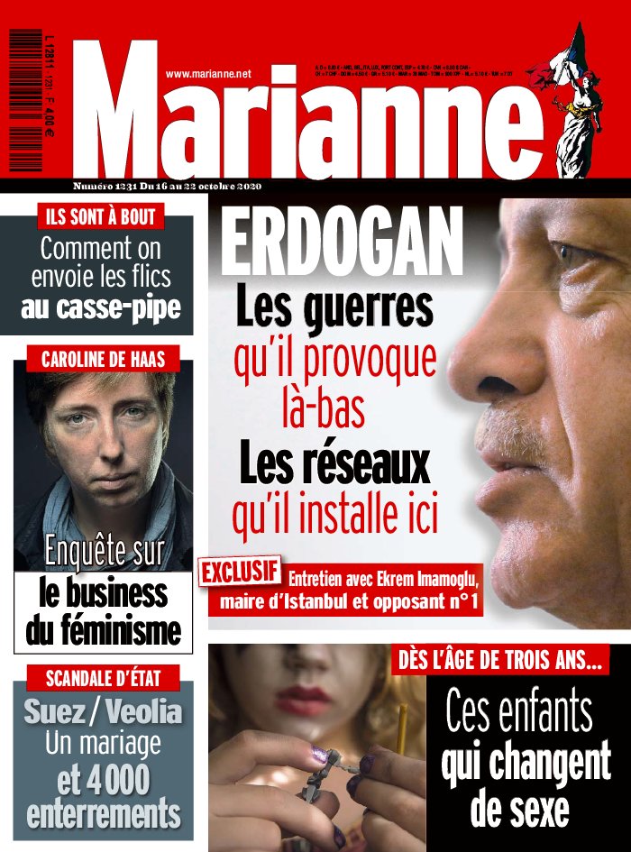 Marianne 16 octobre 2020 Marianne N°1231 du 16 octobre 2020 à télécharger sur iPad
