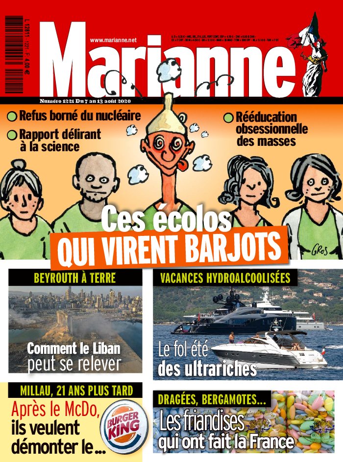 Marianne 07 août 2020 Marianne N°1221 du 07 août 2020 à télécharger sur iPad