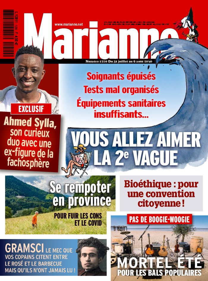 Marianne 31 juillet 2020 Marianne N°1220 du 31 juillet 2020 à télécharger sur iPad