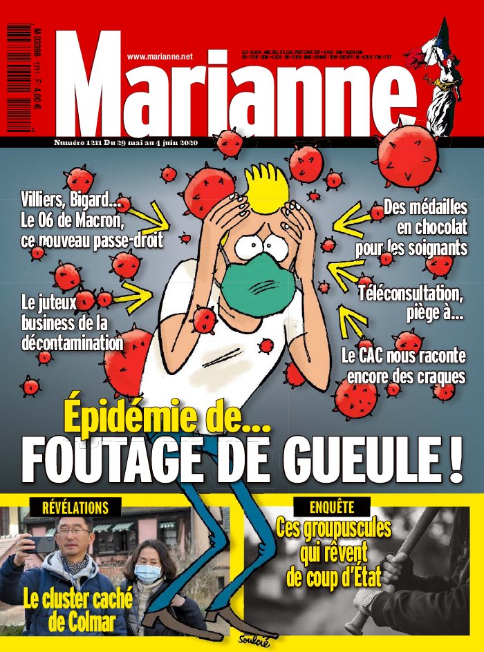 Marianne 29 mai 2020 Marianne N°1211 du 29 mai 2020 à télécharger sur iPad