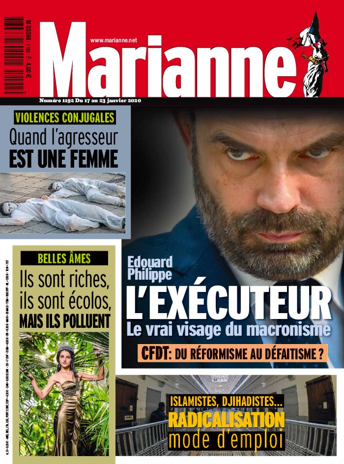 Marianne 17 janvier 2020 Abonnement à Marianne Pas Cher avec le BOUQUET INFO ePresse.fr