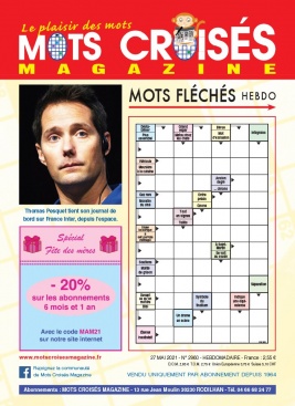 Mots croisés Magazine N°2960 du 27 mai 2021 à télécharger sur iPad