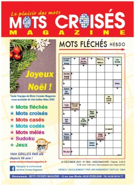 Mots croisés Magazine N°2938 du 24 décembre 2020 à télécharger sur iPad