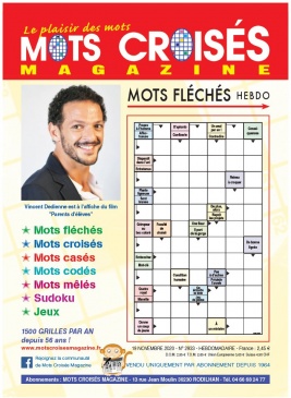 Mots croisés Magazine N°2933 du 19 novembre 2020 à télécharger sur iPad