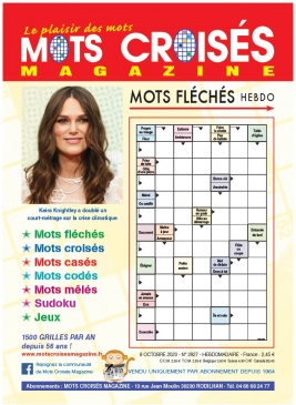 Mots croisés Magazine N°2927 du 08 octobre 2020 à télécharger sur iPad