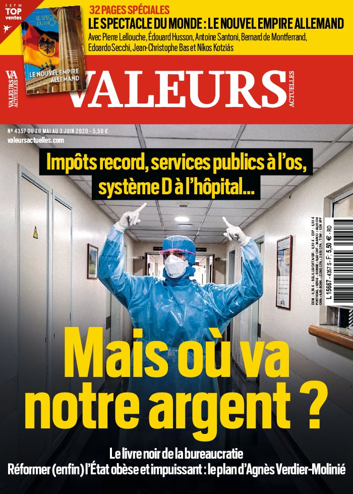 Valeurs Actuelles 28 mai 2020 Abonnement Valeurs Actuelles Pas Cher avec le BOUQUET ePresse.fr