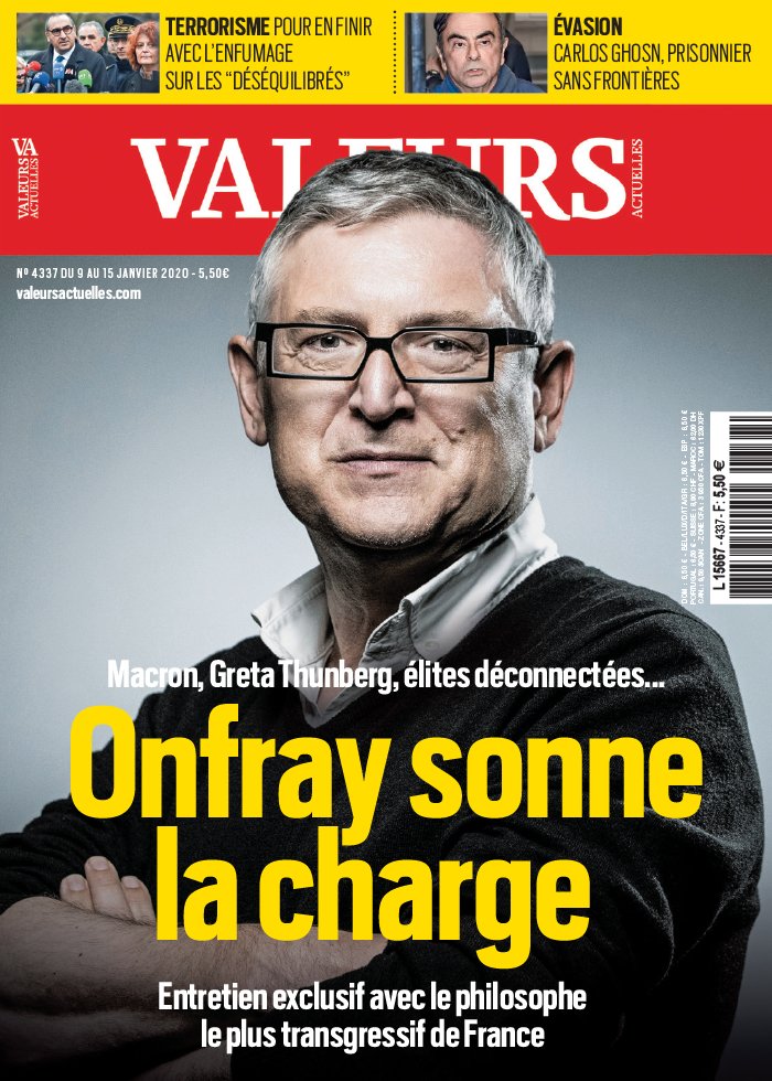 Valeurs Actuelles 09 janvier 2020 Valeurs Actuelles N°4337 du 09 janvier 2020 à télécharger sur iPad