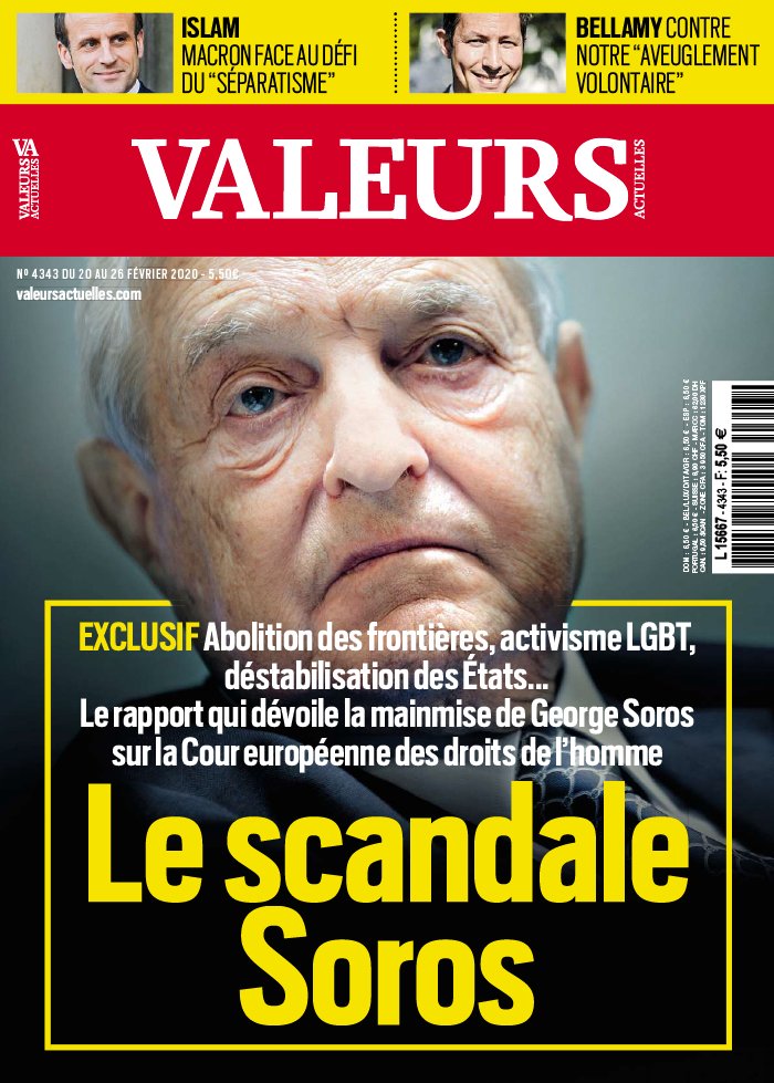 Valeurs Actuelles 20 février 2020 Abonnement Valeurs Actuelles Pas Cher avec le BOUQUET ePresse.fr