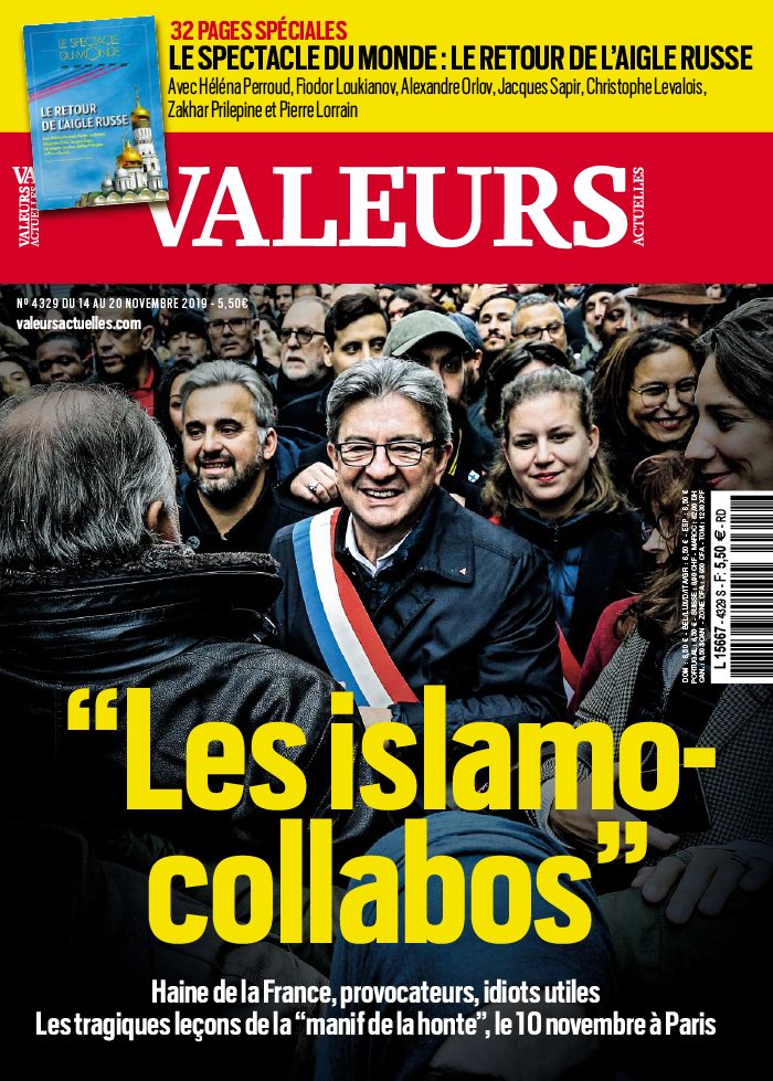 Valeurs Actuelles 14 novembre 2019 Abonnement Valeurs Actuelles Pas Cher avec le BOUQUET ePresse.fr