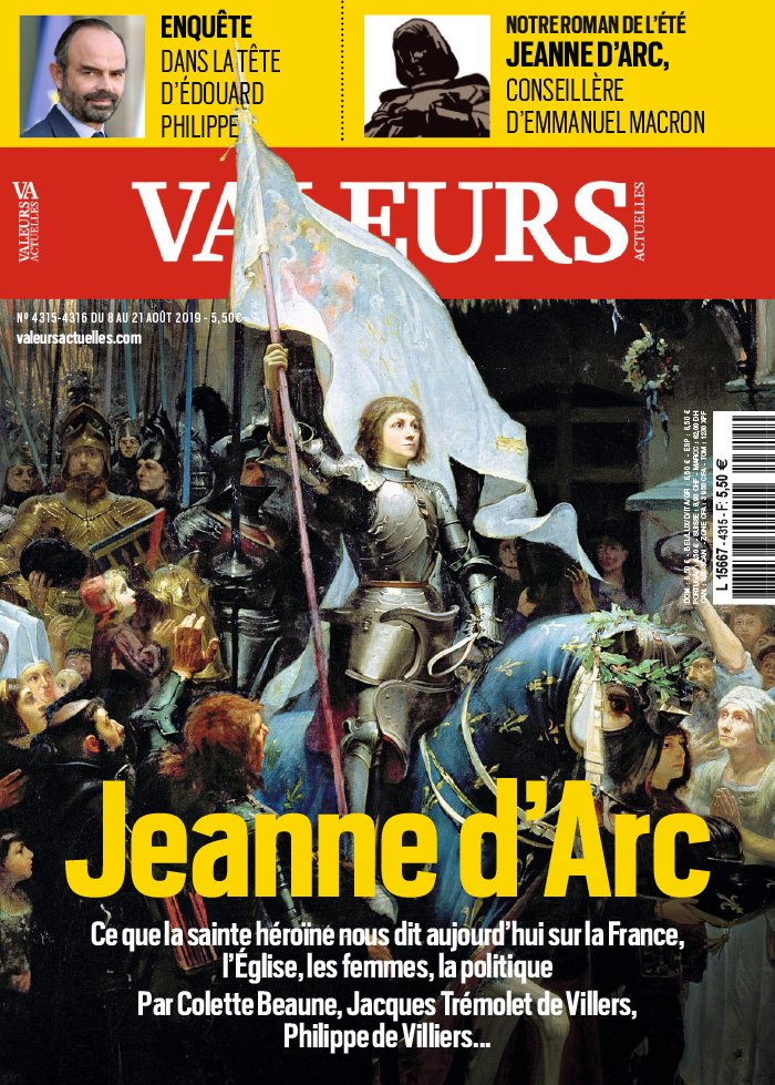 Valeurs Actuelles 08 août 2019 Valeurs Actuelles N°4315 du 08 août 2019 à télécharger sur iPad