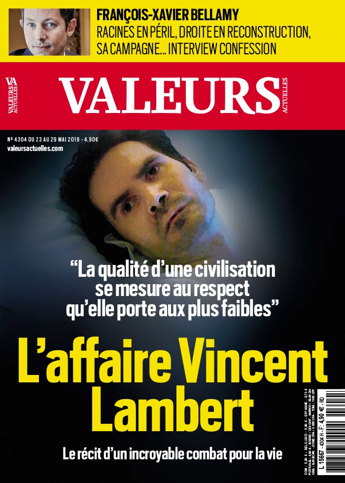 Valeurs Actuelles 23 mai 2019 Valeurs Actuelles N°4304 du 23 mai 2019 à télécharger sur iPad