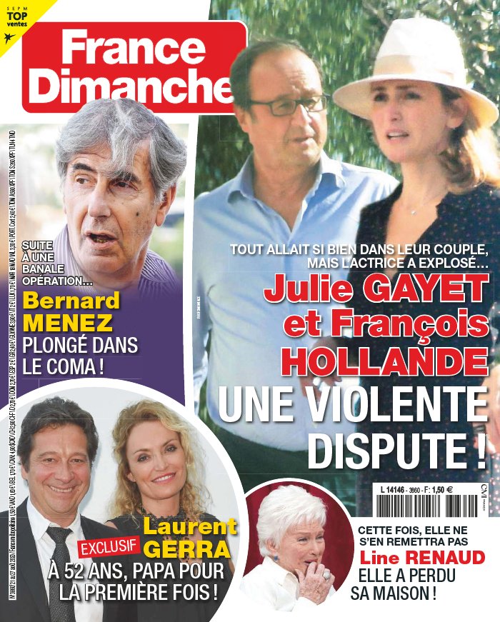 France Dimanche Ils Vont Finir Par Me Buter France Dimanche N°3860 du 21 août 2020 à télécharger sur iPad