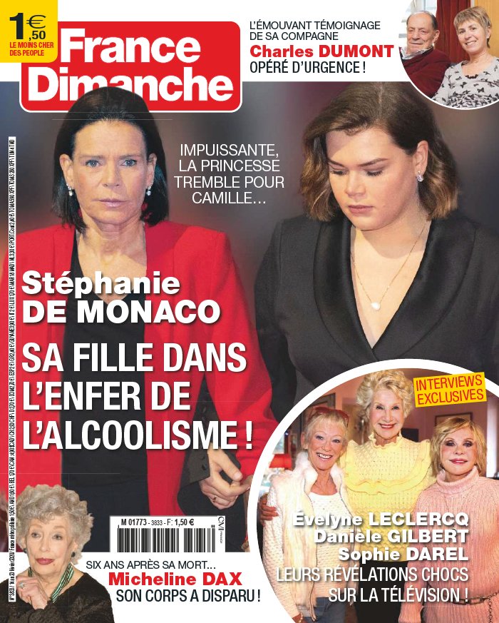 France Dimanche 14 février 2020 Abonnement France Dimanche Pas Cher avec le BOUQUET ePresse.fr