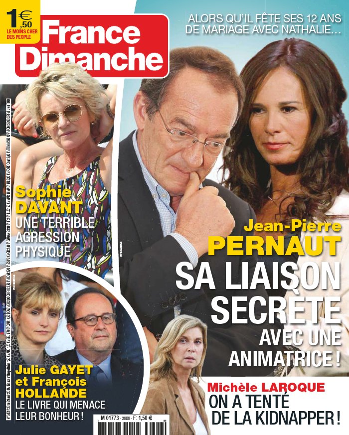 France Dimanche 23 août 2019 Abonnement France Dimanche Pas Cher avec le BOUQUET ePresse.fr
