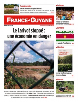 Lisez France-Guyane l'hebdo du 05 août 2022 sur ePresse.fr