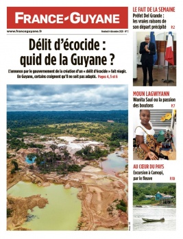 France-Guyane l'hebdo N°3 du 04 décembre 2020 à télécharger sur iPad