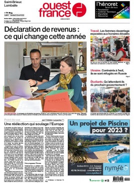 Ouest-France N°20220429 du 29 avril 2022 à télécharger sur iPad