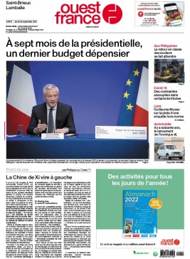 Ouest-France N°20210923 du 23 septembre 2021 à télécharger sur iPad