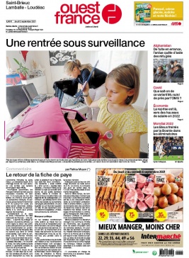 Ouest-France N°20210902 du 02 septembre 2021 à télécharger sur iPad
