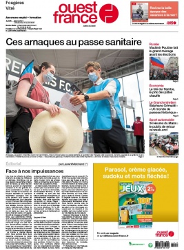 Ouest-France N°20210821 du 21 août 2021 à télécharger sur iPad