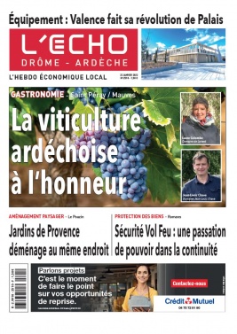 L'Echo Drôme-Ardèche N°2510 du 22 janvier 2022 à télécharger sur iPad