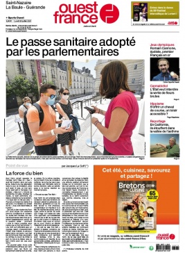 Ouest-France N°20210726 du 26 juillet 2021 à télécharger sur iPad