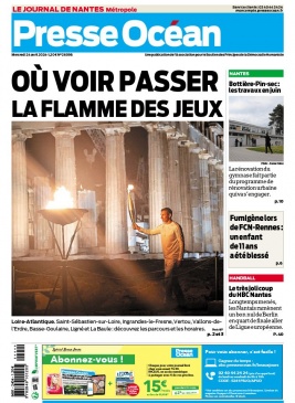 Lisez Presse Océan - Nantes Métropole, Nord et Sud du 24 avril 2024 sur ePresse.fr
