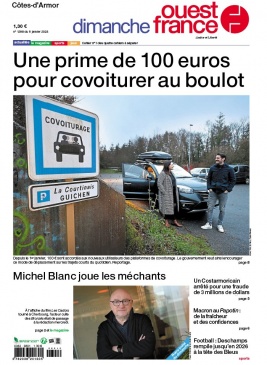 Dimanche Ouest-France N°20230108 du 08 janvier 2023 à télécharger sur iPad