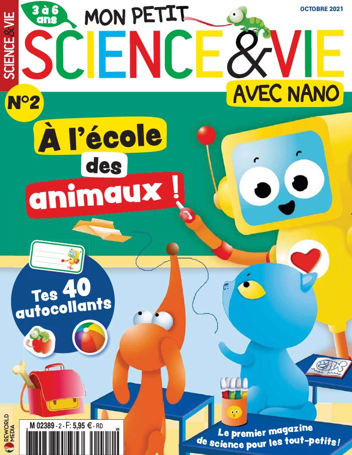 Lancement de Mon Petit Science et Vie : le premier magazine de science  pour les tout-petits ! - REWORLD MEDIA