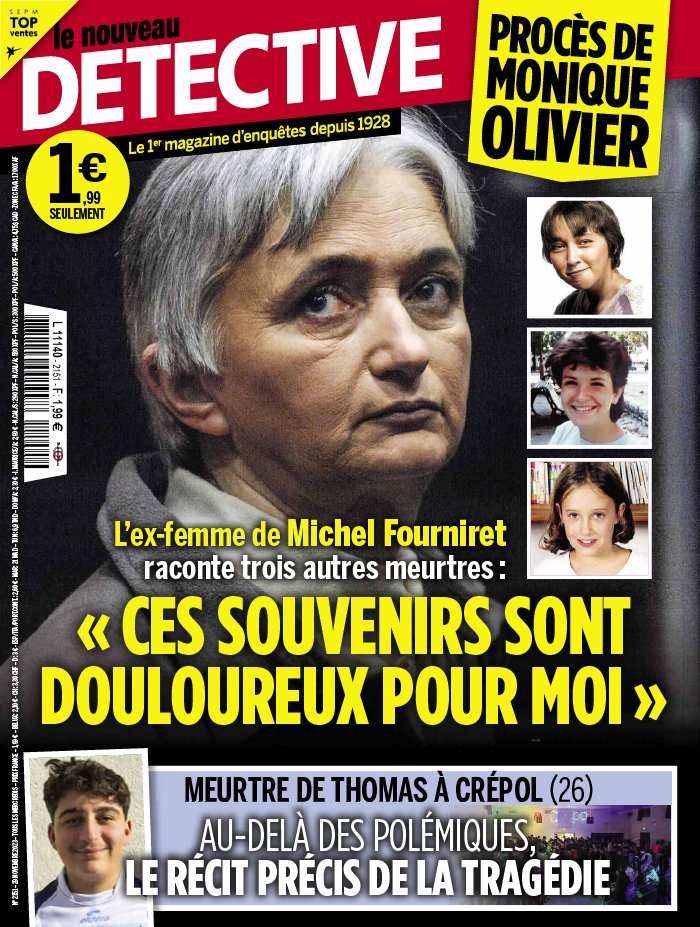 Le Nouveau Détective N°2151 du 29 novembre 2023 à télécharger sur iPad