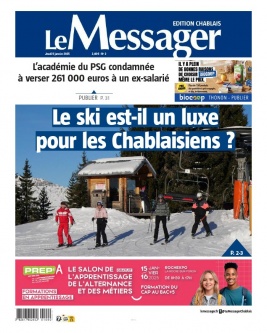 Lisez Le Messager - Chablais du 09 janvier 2025 sur ePresse.fr