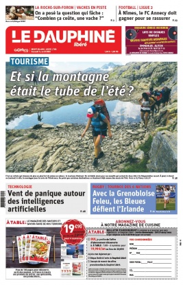 Lisez Le Dauphiné Libéré - Mont-Blanc, Arve du 01 avril 2023 sur ePresse.fr