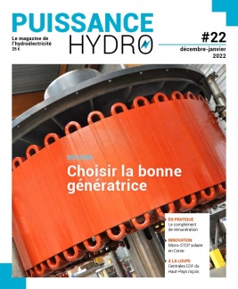 Puissance Hydro, le magazine de l'hydroélectricité N°22 du 01 décembre 2021 à télécharger sur iPad