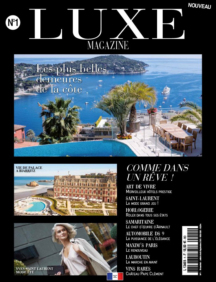 LUXE MAGAZINE N°1 du 21 juillet 2021 à télécharger sur iPad