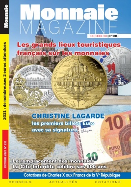 Monnaie Magazine N°231 du 01 octobre 2020 à télécharger sur iPad