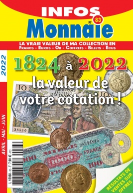 Infos Monnaie N°83 du 15 avril 2022 à télécharger sur iPad