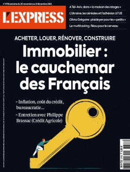 L'Express N°3778 du 30 novembre 2023 à télécharger sur iPad