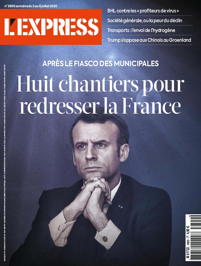 L'Express 02 juillet 2020 Abonnement à L’Express Pas Cher avec le BOUQUET INFO ePresse.fr