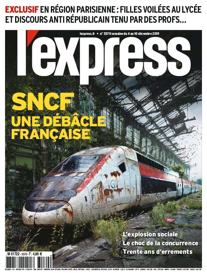 L'Express 04 décembre 2019 Abonnement à L’Express Pas Cher avec le BOUQUET INFO ePresse.fr