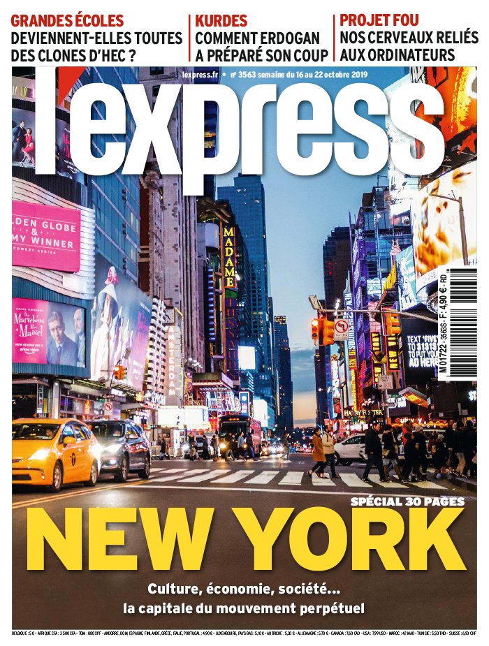 L'Express 16 octobre 2019 Abonnement à L’Express Pas Cher avec le BOUQUET INFO ePresse.fr
