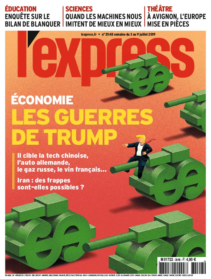 RÃ©sultat de recherche d'images pour "l'express 3 juillet 2019"