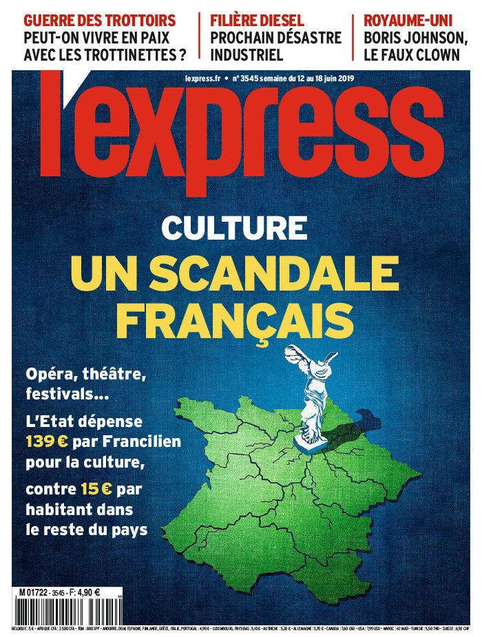 L'Express 12 juin 2019 L'Express N°3545 du 12 juin 2019 à télécharger sur iPad