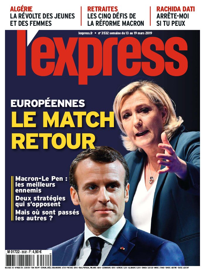 L'Express 13 mars 2019 L'Express N°3532 du 13 mars 2019 à télécharger sur iPad