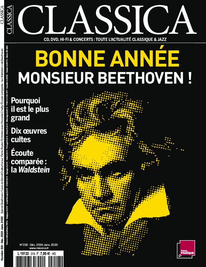 Classica 29 novembre 2019 Abonnement Classica Pas Cher avec le BOUQUET À LA CARTE ePresse.fr