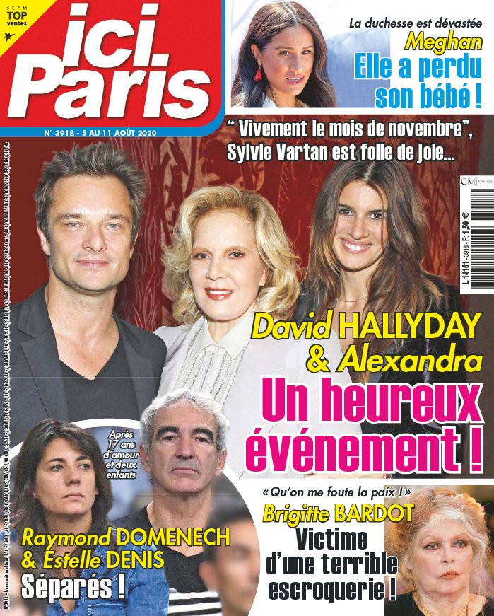 Ici Paris 05 août 2020 Abonnement Ici Paris Pas Cher avec le BOUQUET ePresse.fr